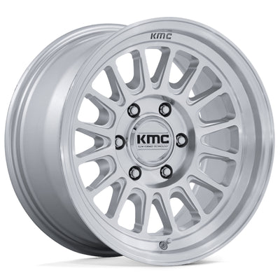 KMC KM733 Silver Machined Wheel