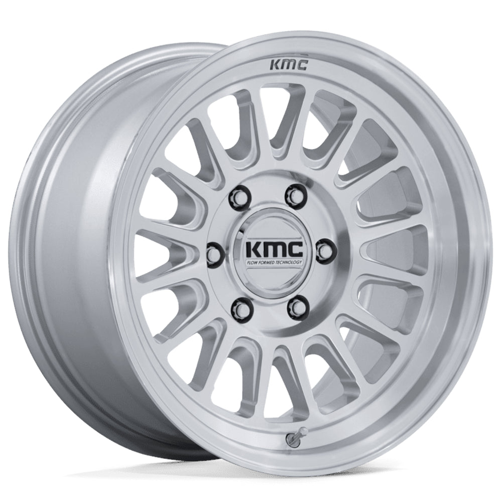 KMC KM733 Silver Machined Wheel