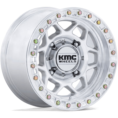 KMC KS241 Silver Machined Wheel