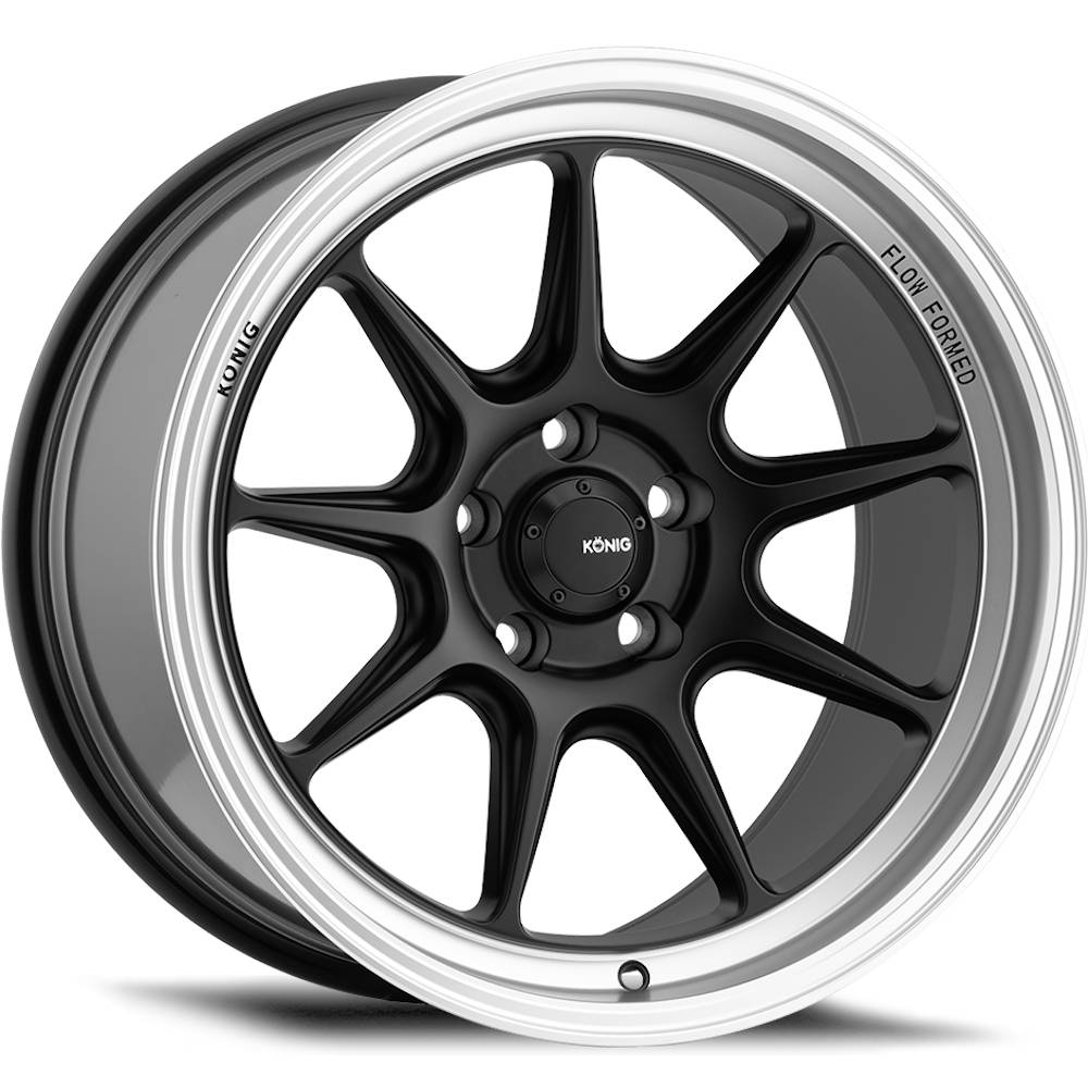 Konig Countergram Black Machined Wheel