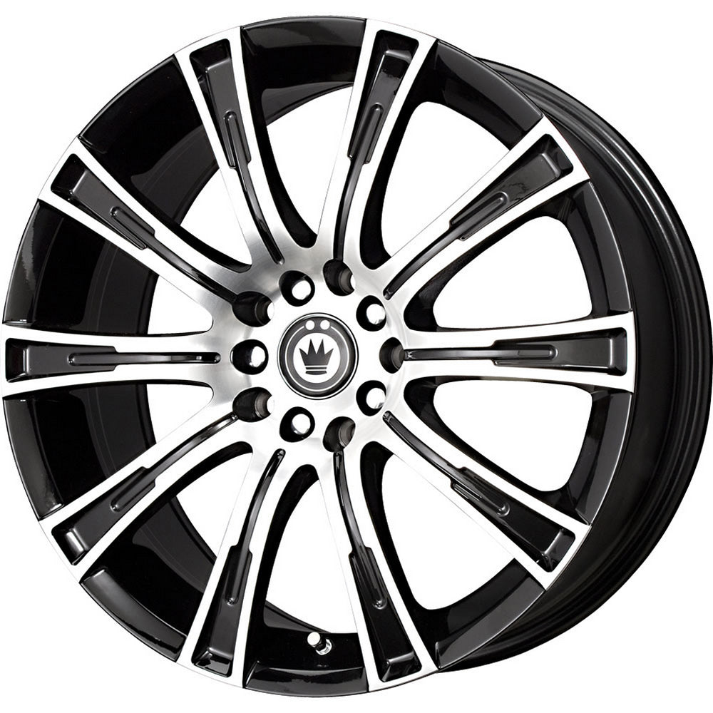 Konig Crown Black Machined Wheel