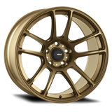Konig Heliogram Matte Bronze Wheel - angled view