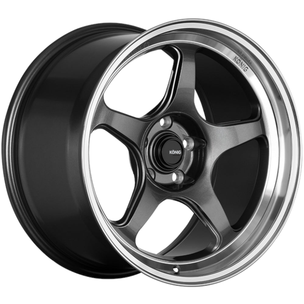Konig Hyperspec Anthracite Machined Wheel