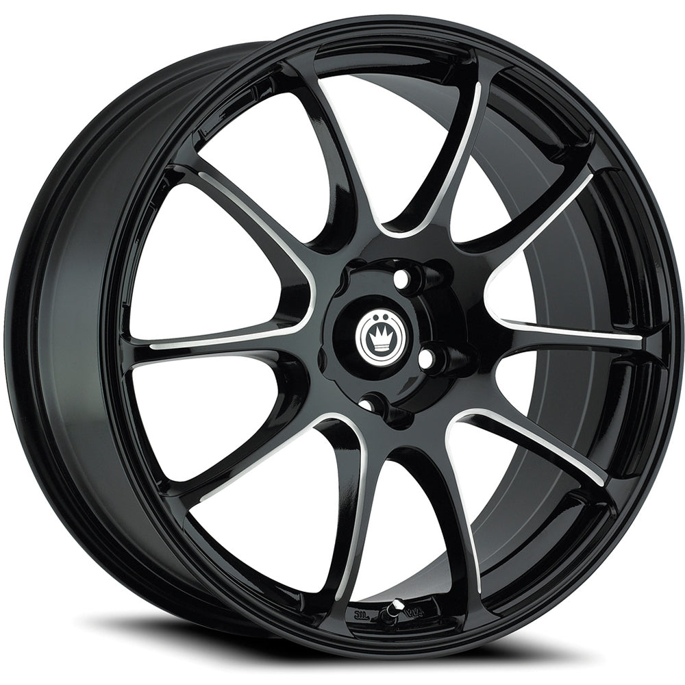 Konig Illusion Black Machined Wheel