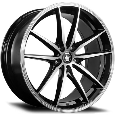 Konig Oversteer Black Machined wheel