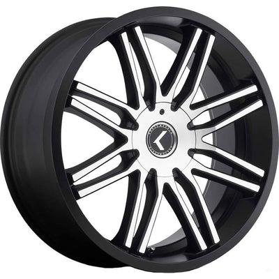 Kraze Cray Black Machined Wheel