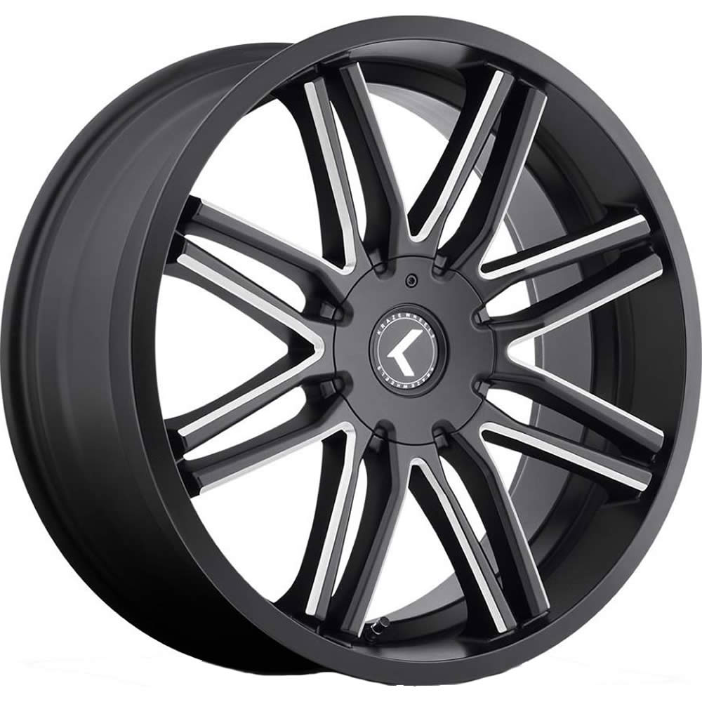 Kraze Cray Black Milled Wheel