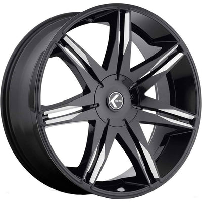 Kraze Epic Black Milled Wheel