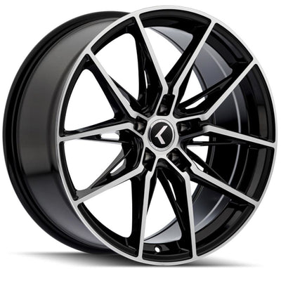 Kraze Evolve Black Machined Wheel