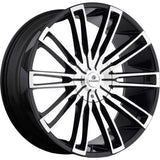 Kraze Inspire Black Machined Wheel