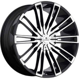 Kraze Inspire Black Machined Wheel