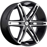 Kraze Mania Black Machined Wheel