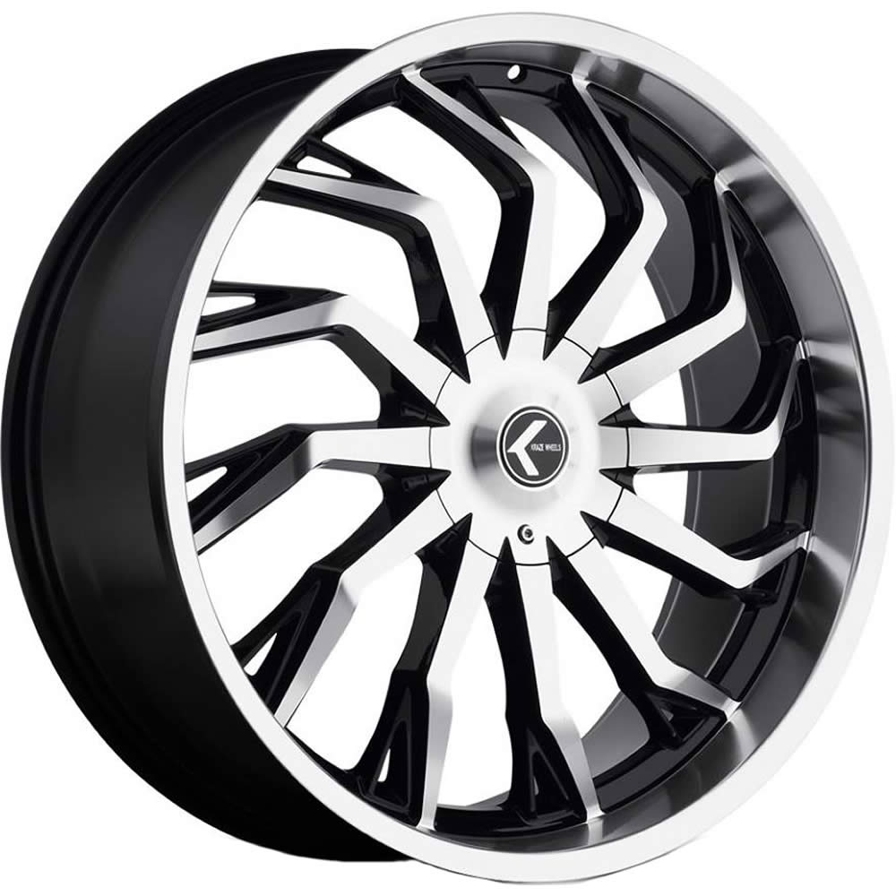Kraze Scrilla Black Machined Wheel