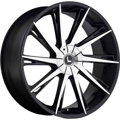 Kraze Swagg Black Machined Wheel