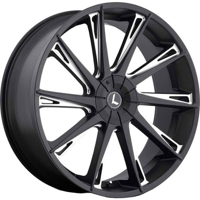 Kraze Swagg Black Milled Wheel