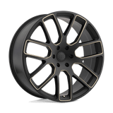 Black Rhino KUNENE 22x9.5 +30mm Matte Black with Dark Tint Milled Spokes