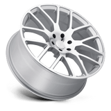 Black Rhino Kunene 20x9 +30 Silver Mirror-Cut Face premium SUV wheel