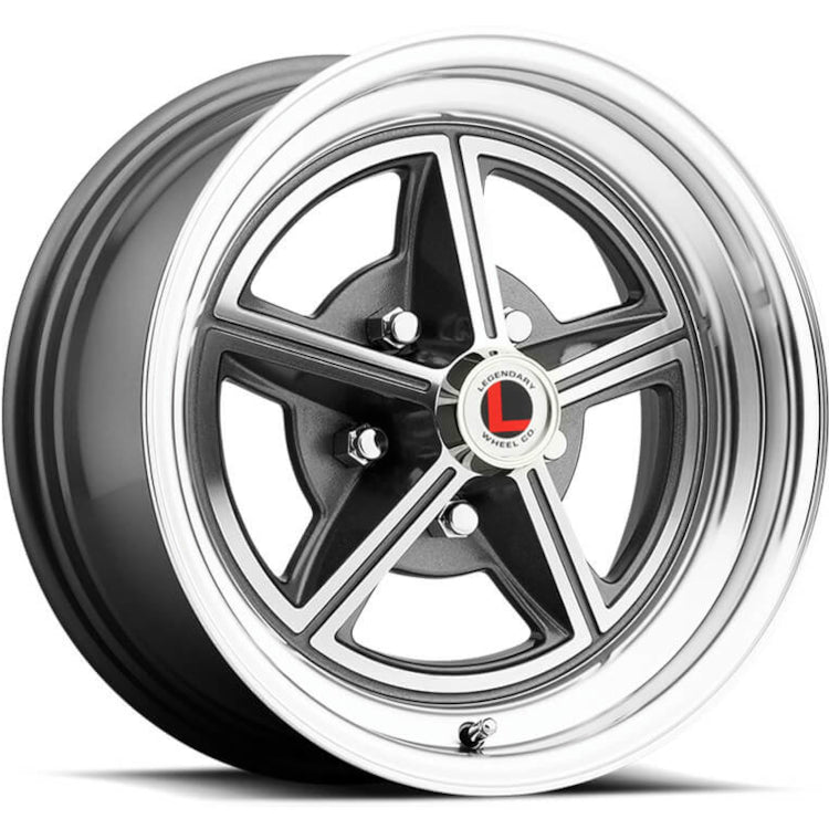 Legendary Wheels LW30 Charcoal Machined Wheel