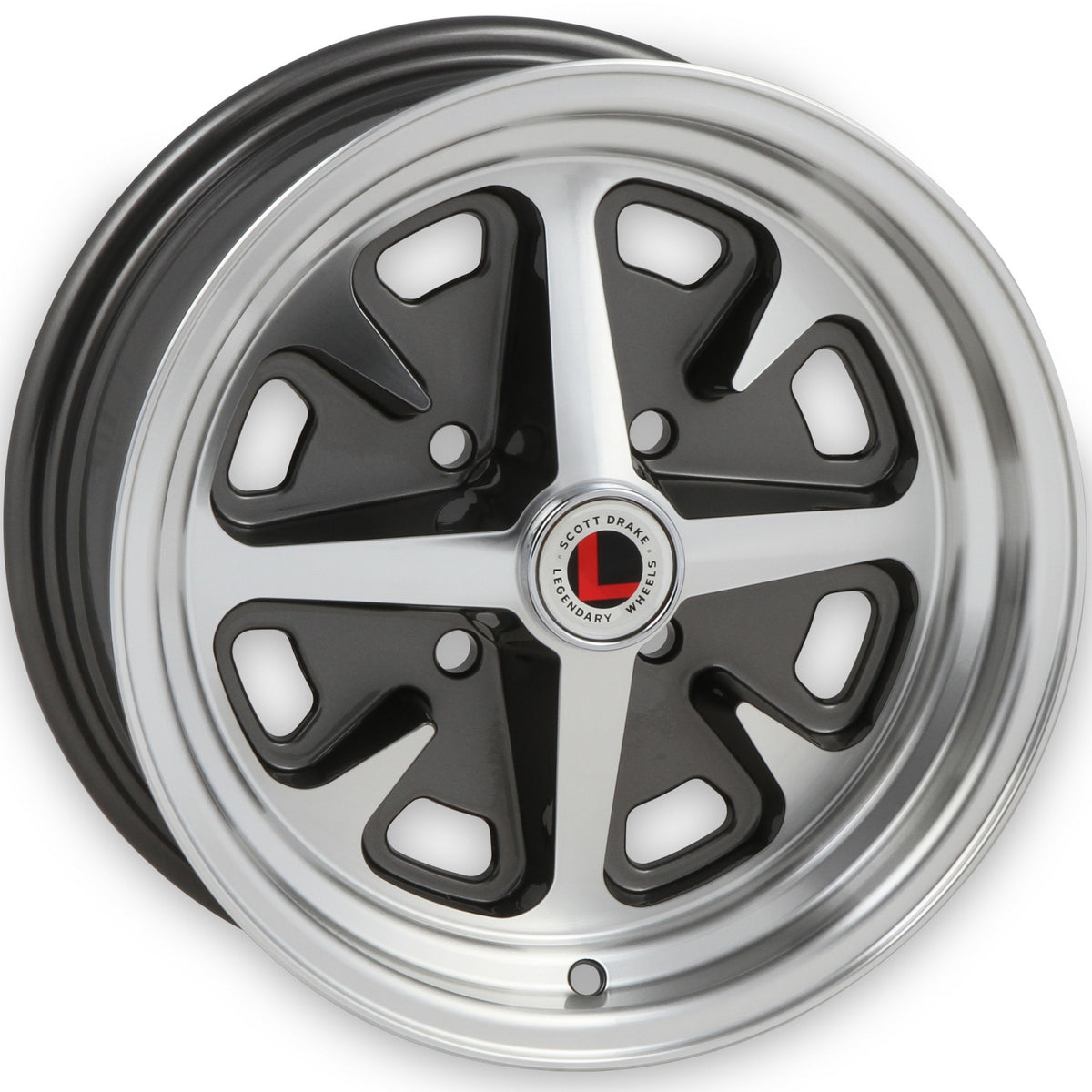 Legendary Wheels LW40 Charcoal Machined Wheel