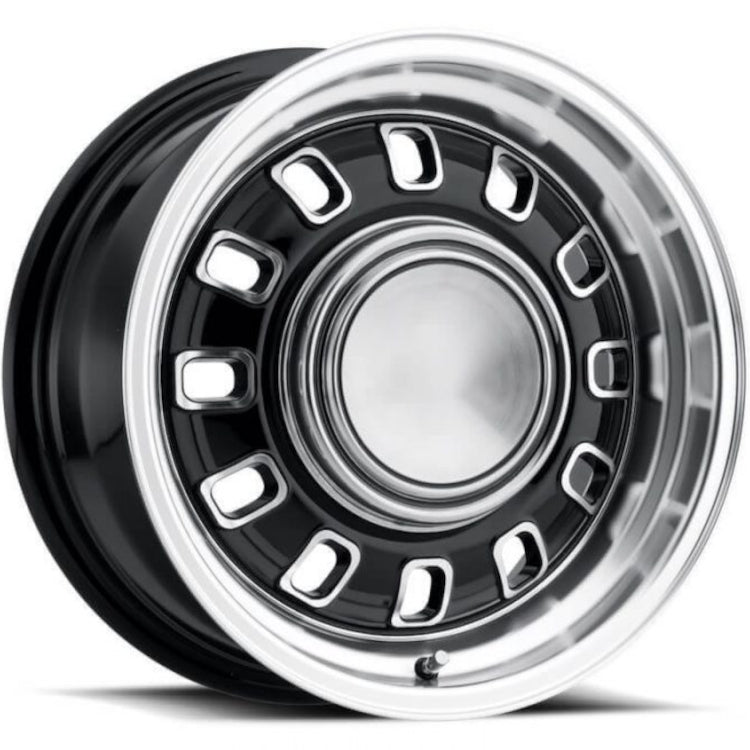 Legendary Wheels LW60 Black Machined Wheel