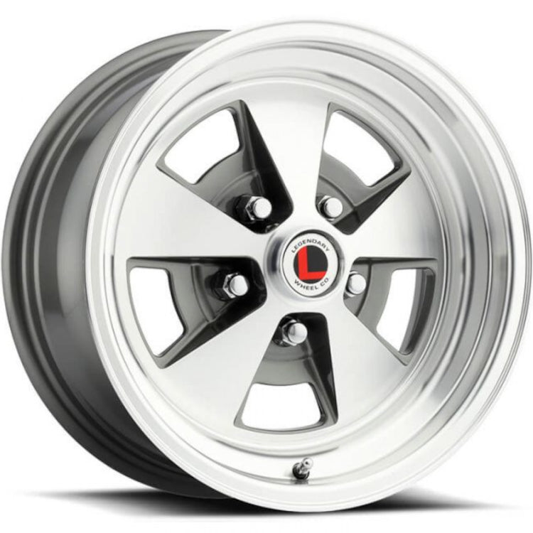 Legendary Wheels LW67 Charcoal Machined Wheel