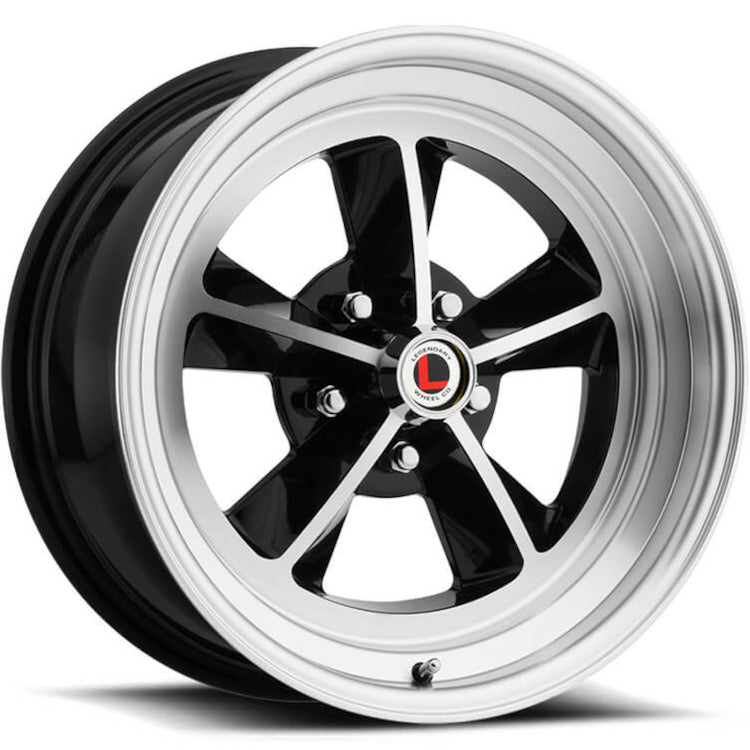 Legendary Wheels LW69 Black Machined Wheel