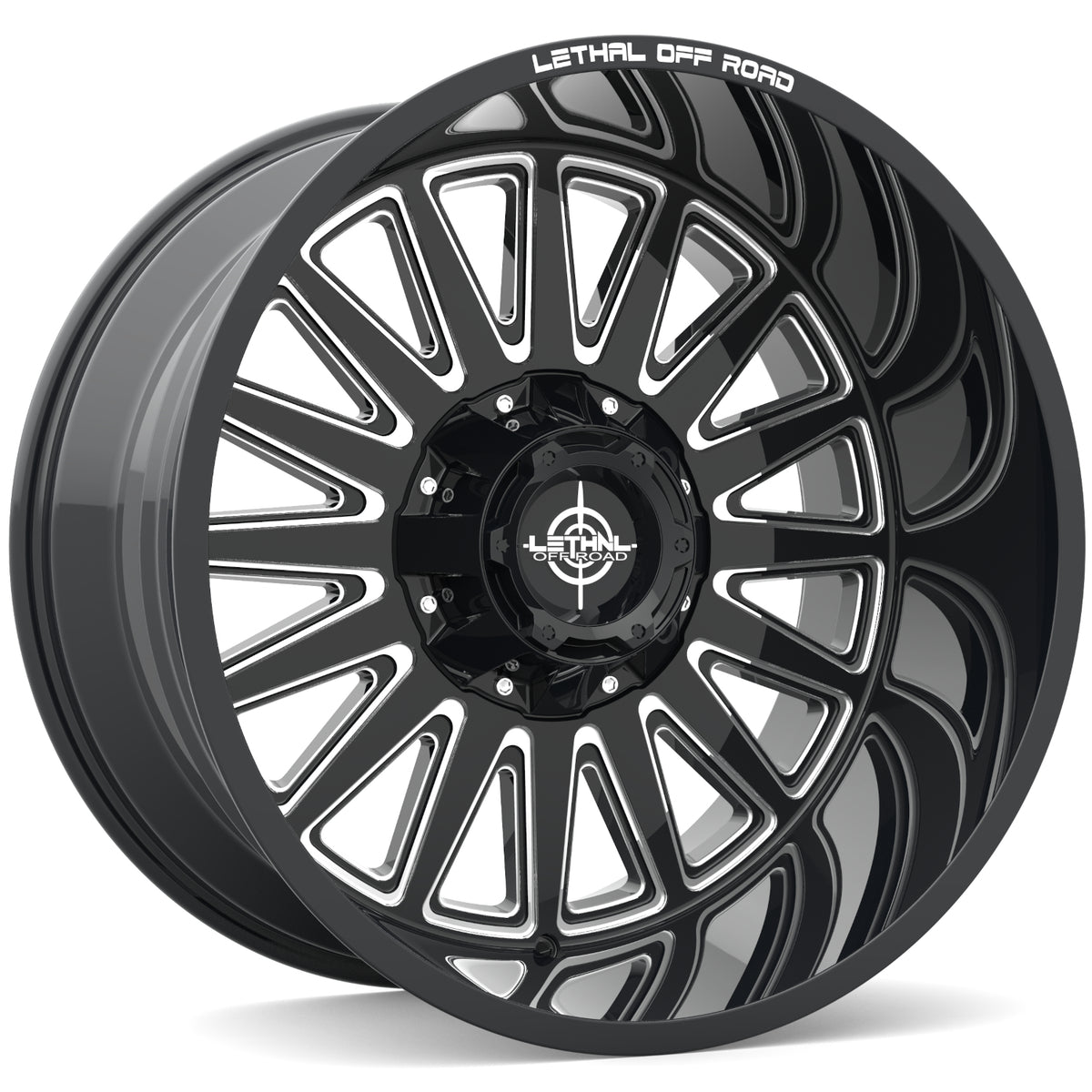 Lethal Offroad LT07 Black Milled Wheel