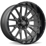 Lethal Offroad LT08 Black Machined Wheel