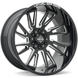 Lethal Offroad LT09 Black Milled Wheel