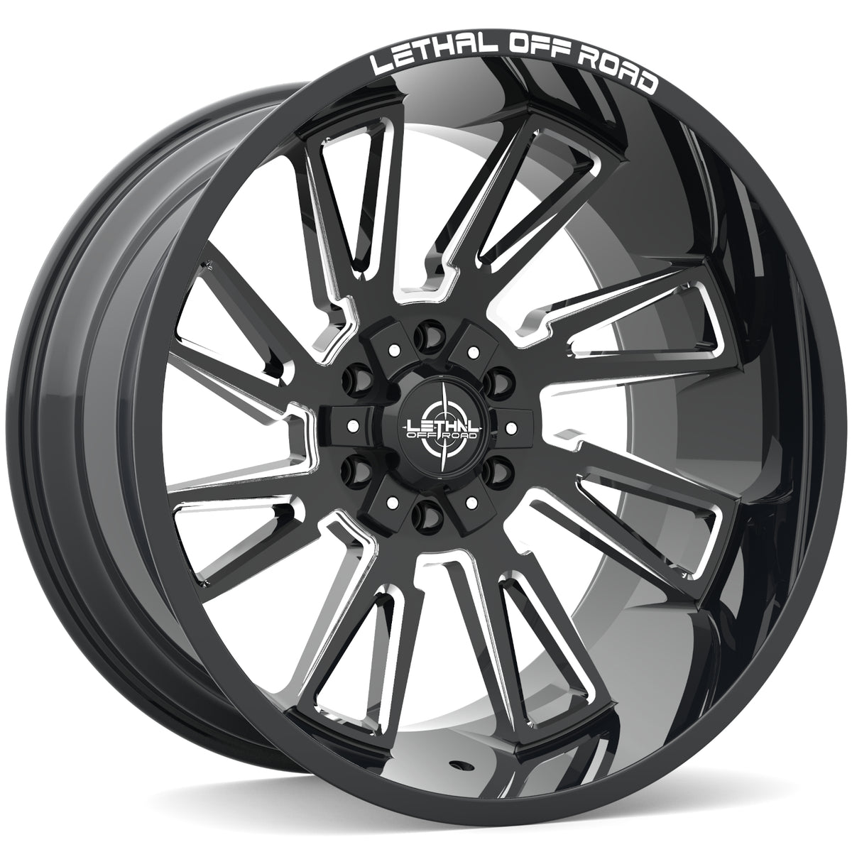 Lethal Offroad LT09 Black Milled Wheel