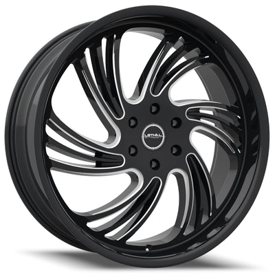 Lethal Street LS02 Black Milled Wheel