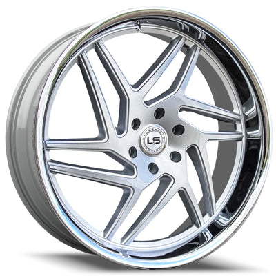 Lethal Street LS05 Silver Brushed Wheel