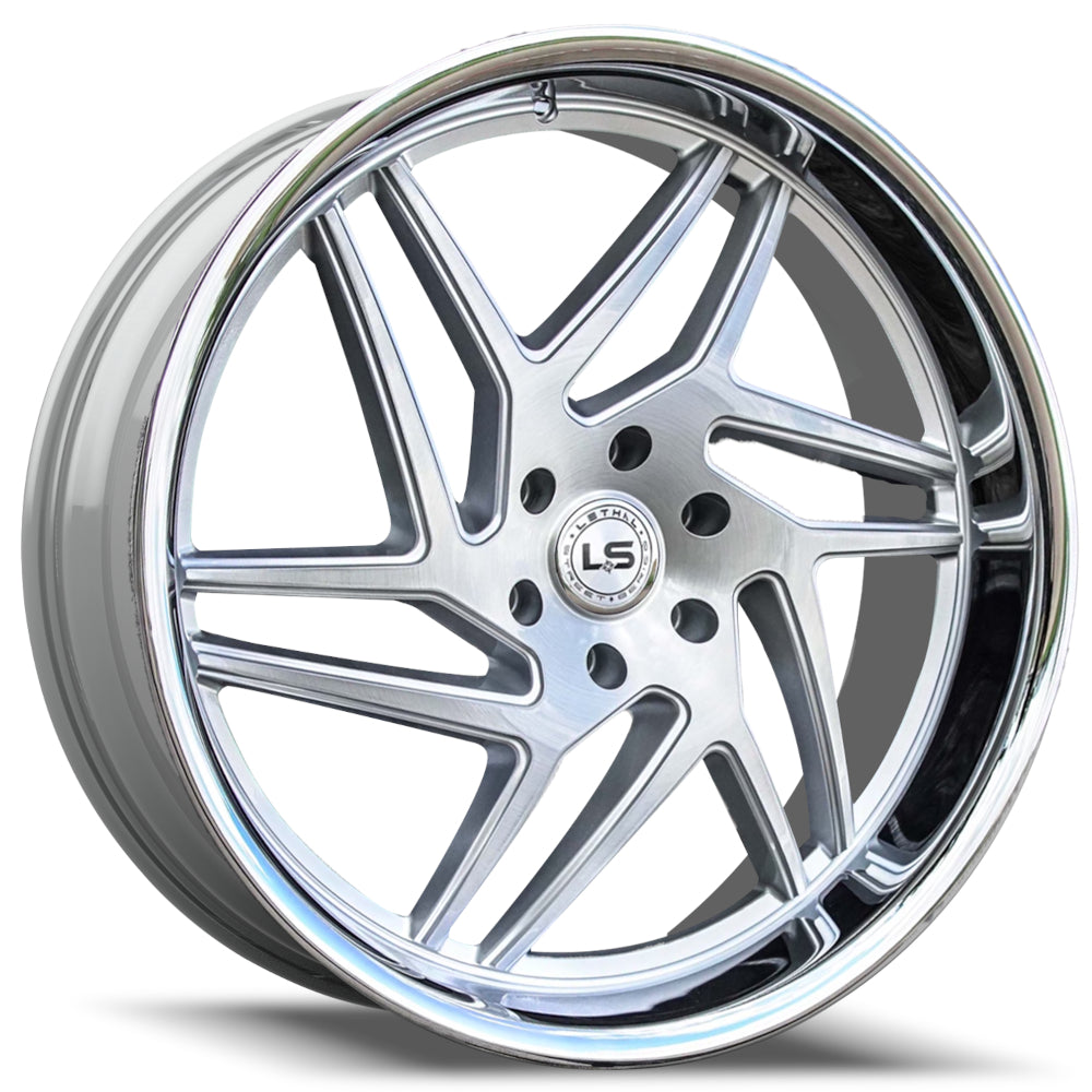 Lethal Street LS05 Silver Brushed Wheel