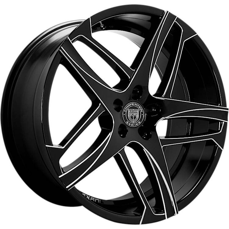 Lexani Bavaria Black Milled Wheel
