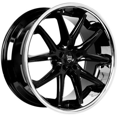 Lexani Circuit Black Wheel