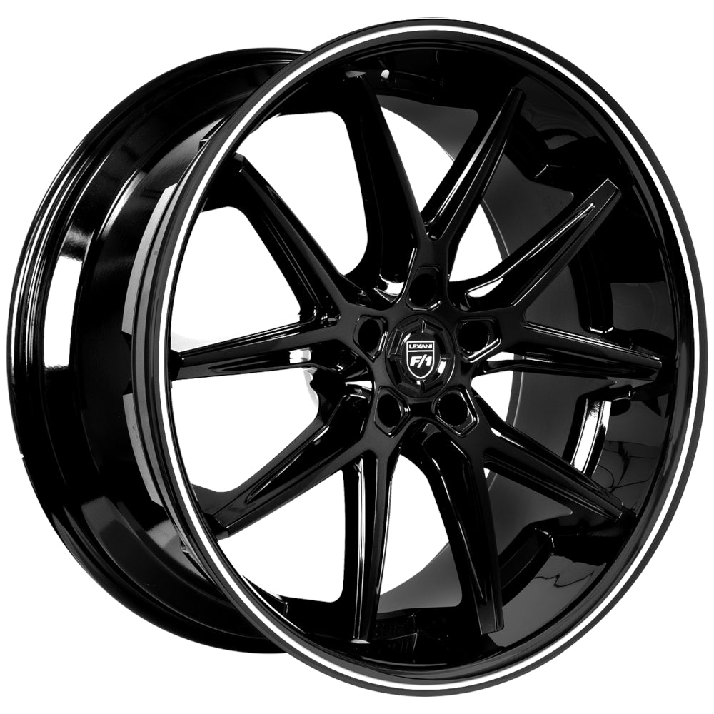 Lexani Circuit Black Machined Wheel