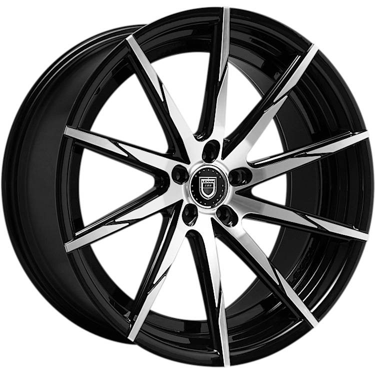 Lexani CSS15 Black Machined Wheel