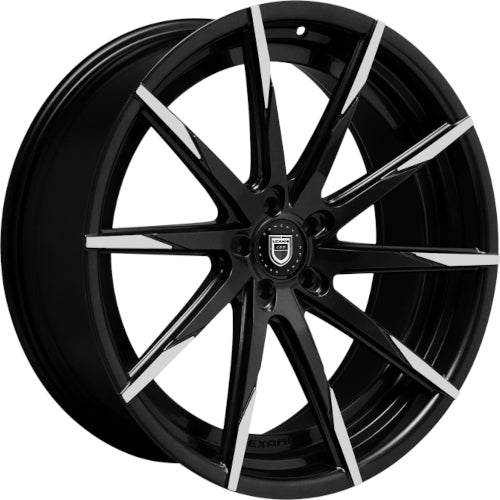 Lexani CSS15 Black Machined Wheel