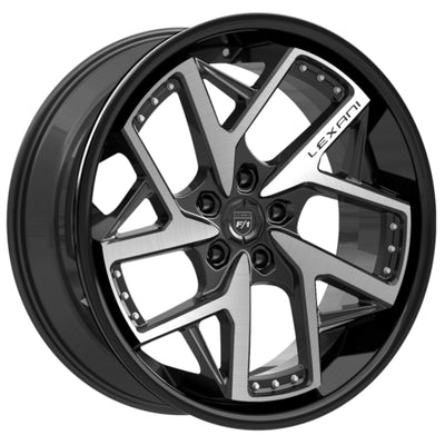 Lexani Devoe Black Machined Wheel