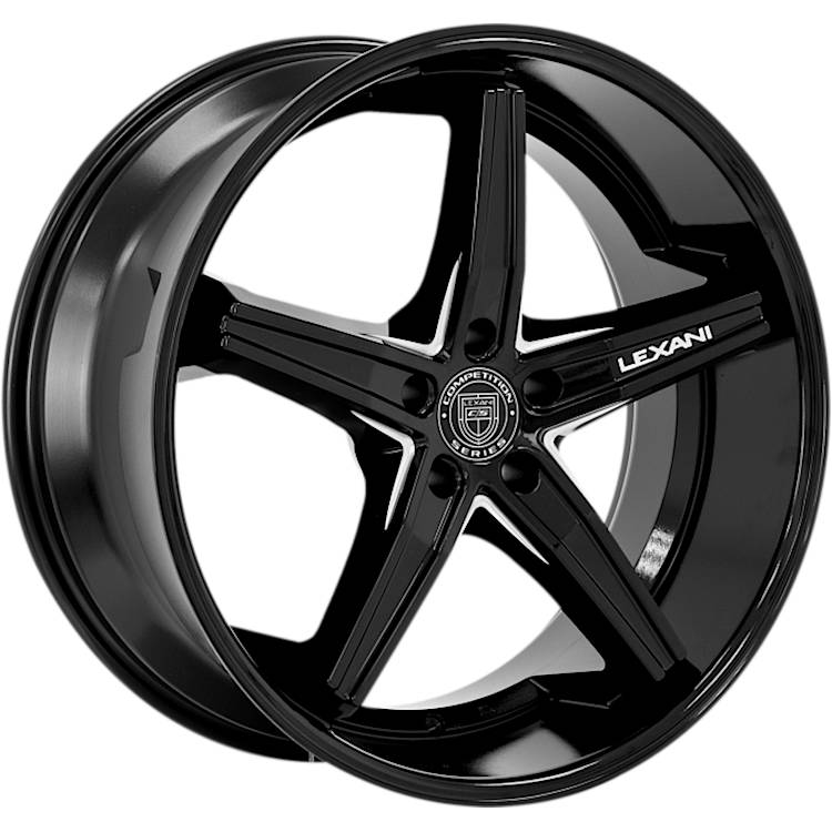 Lexani Fiorano Black Milled Wheel