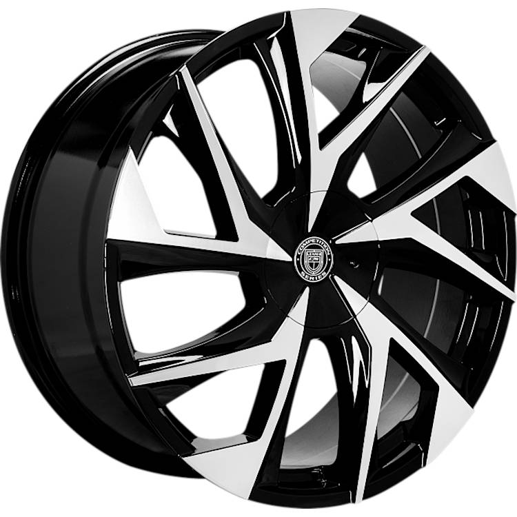 Lexani Ghost Black Machined Wheel