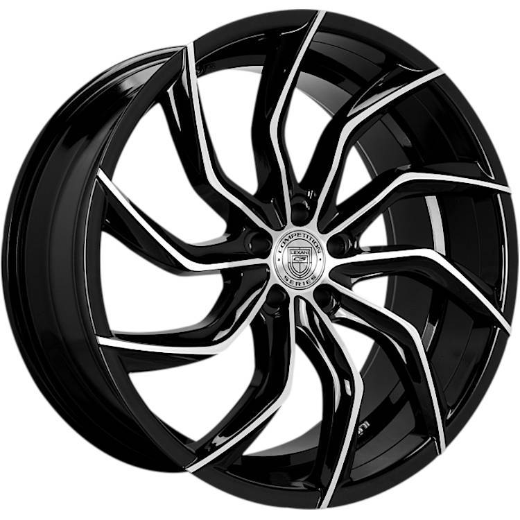Lexani Matisse Black Machined Wheel