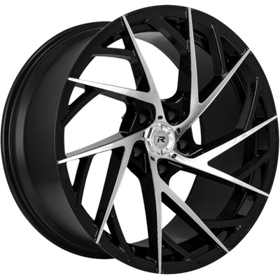 Lexani Mugello Black Machined Wheel
