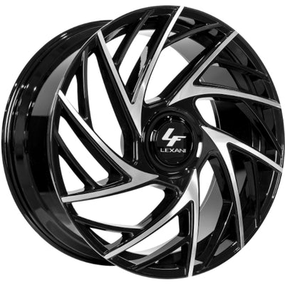 Lexani Mugello XL Black Machined Wheel