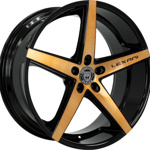 Lexani R-Four Black Bronze Brushed Wheel