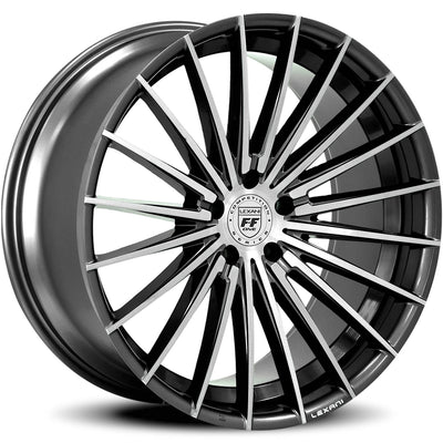 Lexani Ressa Black Machined Wheel