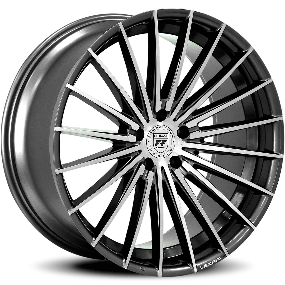 Lexani Ressa Black Machined Wheel