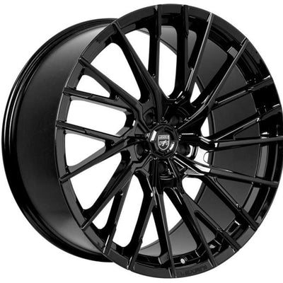 Lexani Velar Gloss Black Wheel