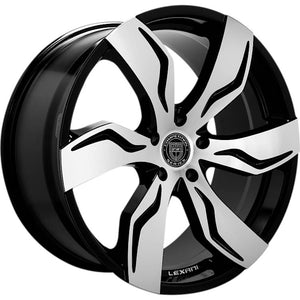 Lexani Zagato Machined Black wheel