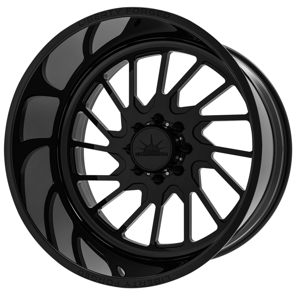 Liberty Forged LBTY02 Gloss Black Wheel